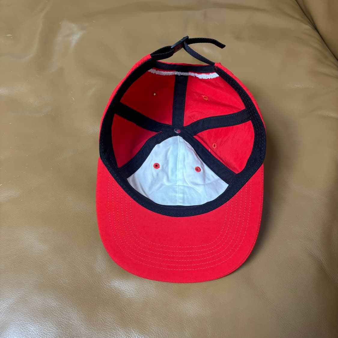 슈프림 6패널 볼캡 모자 설산 레드 상품이미지6