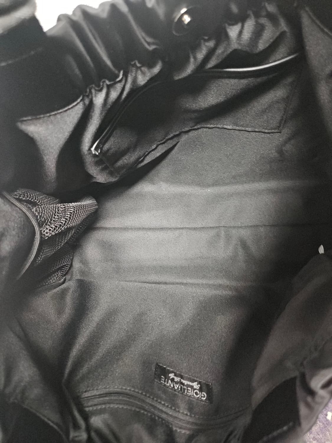 GIOIELLIANTE 블랙 토트백 + 동전지갑 상품이미지5