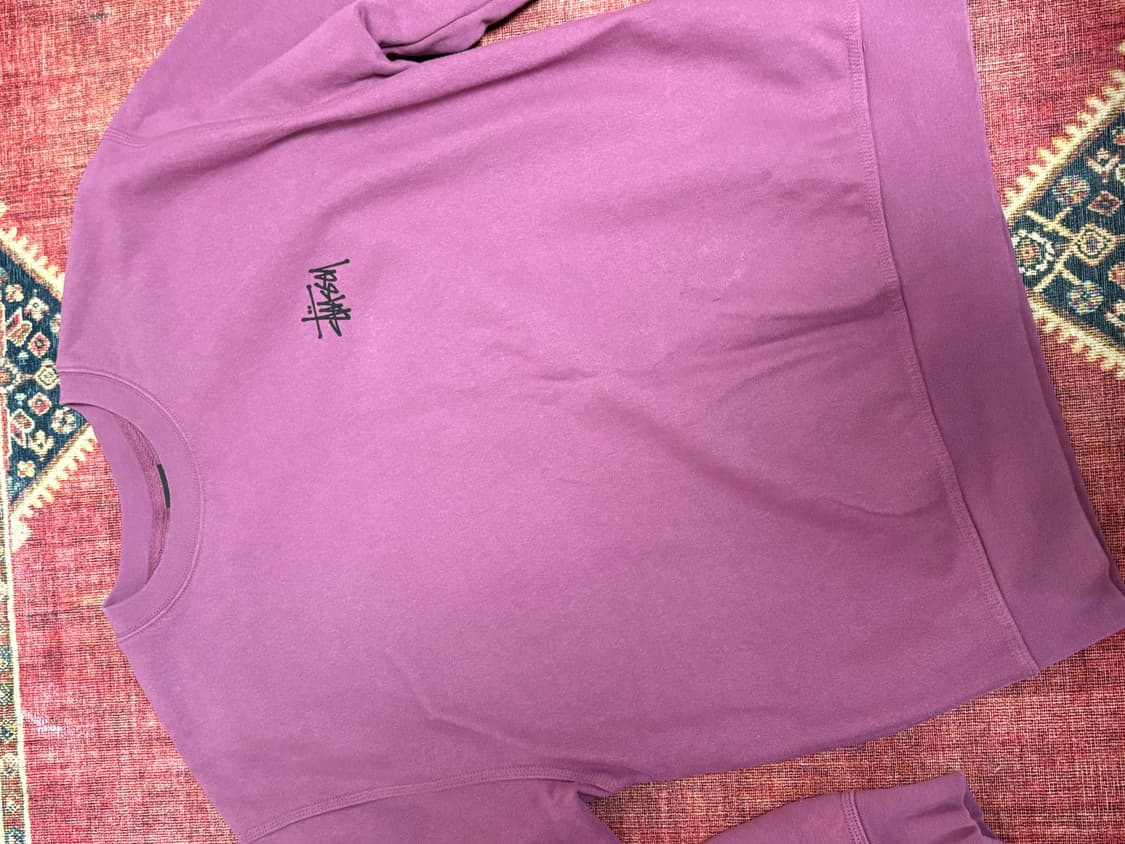 스투시 맨투맨 베리 L 상품이미지2