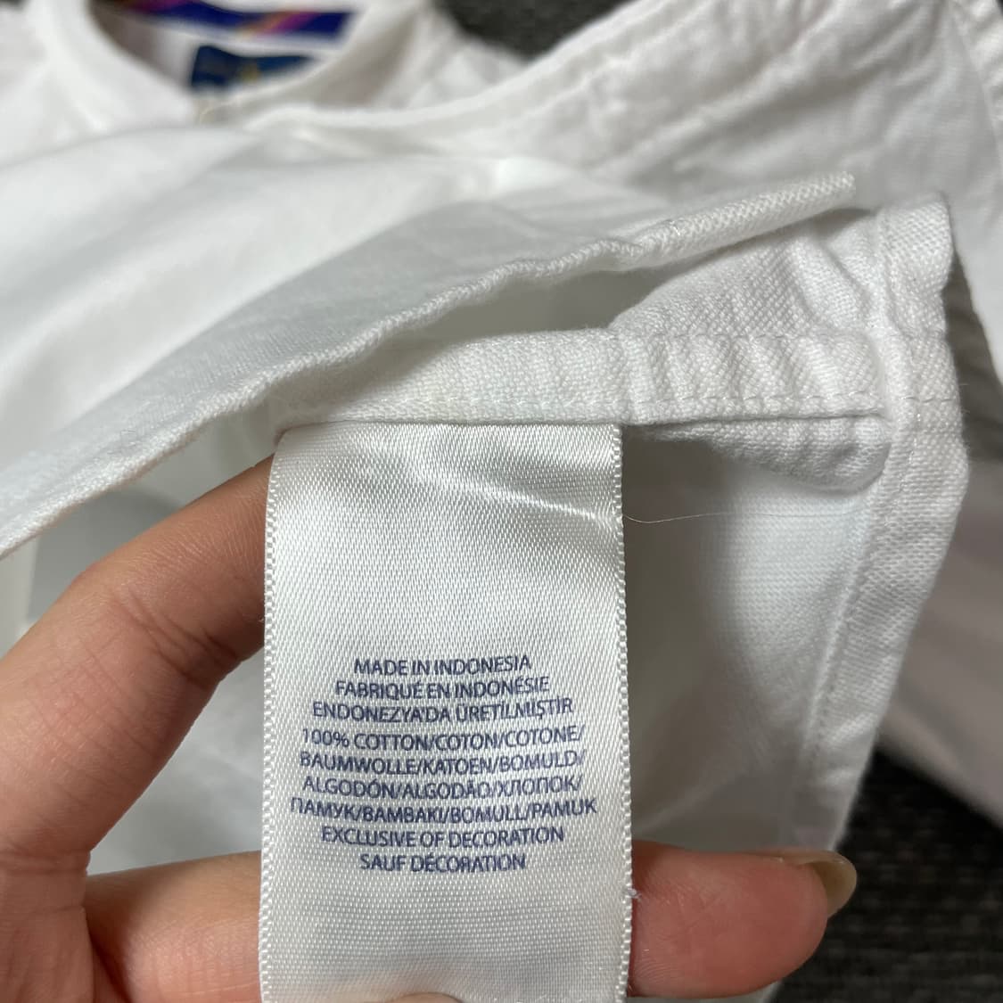 폴로랄프로렌 키즈 화이트 클래식 긴팔 셔츠 6X 상품이미지6