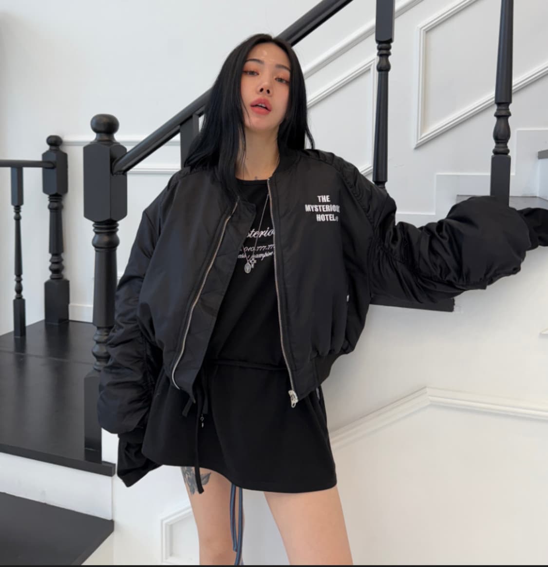 더미스테리어스호텔 플라이트 점퍼  상품이미지1