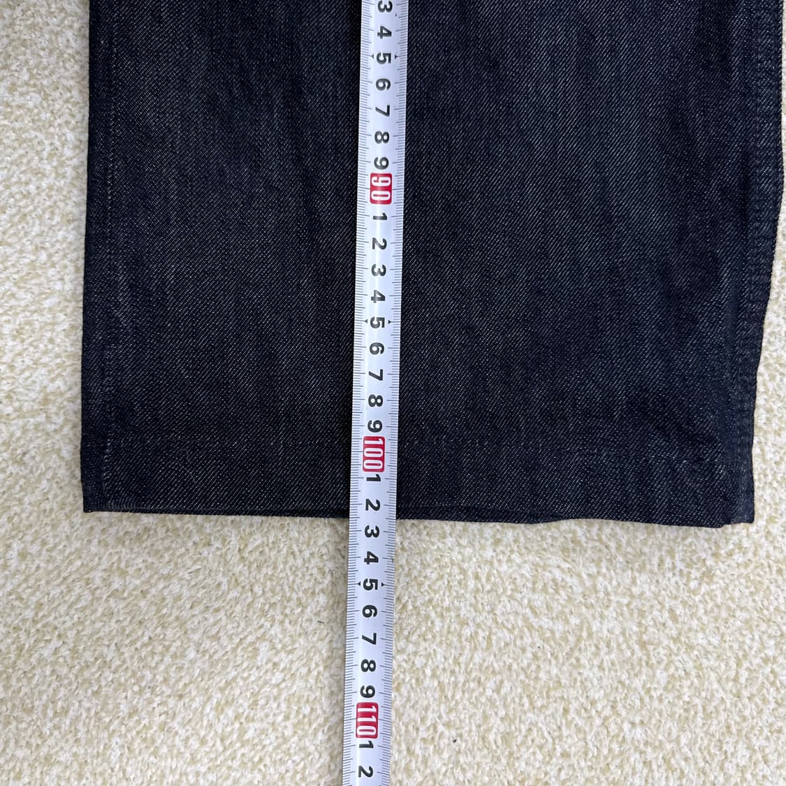 32 자라 생지 와이드 데님팬츠 0210T 상품이미지9