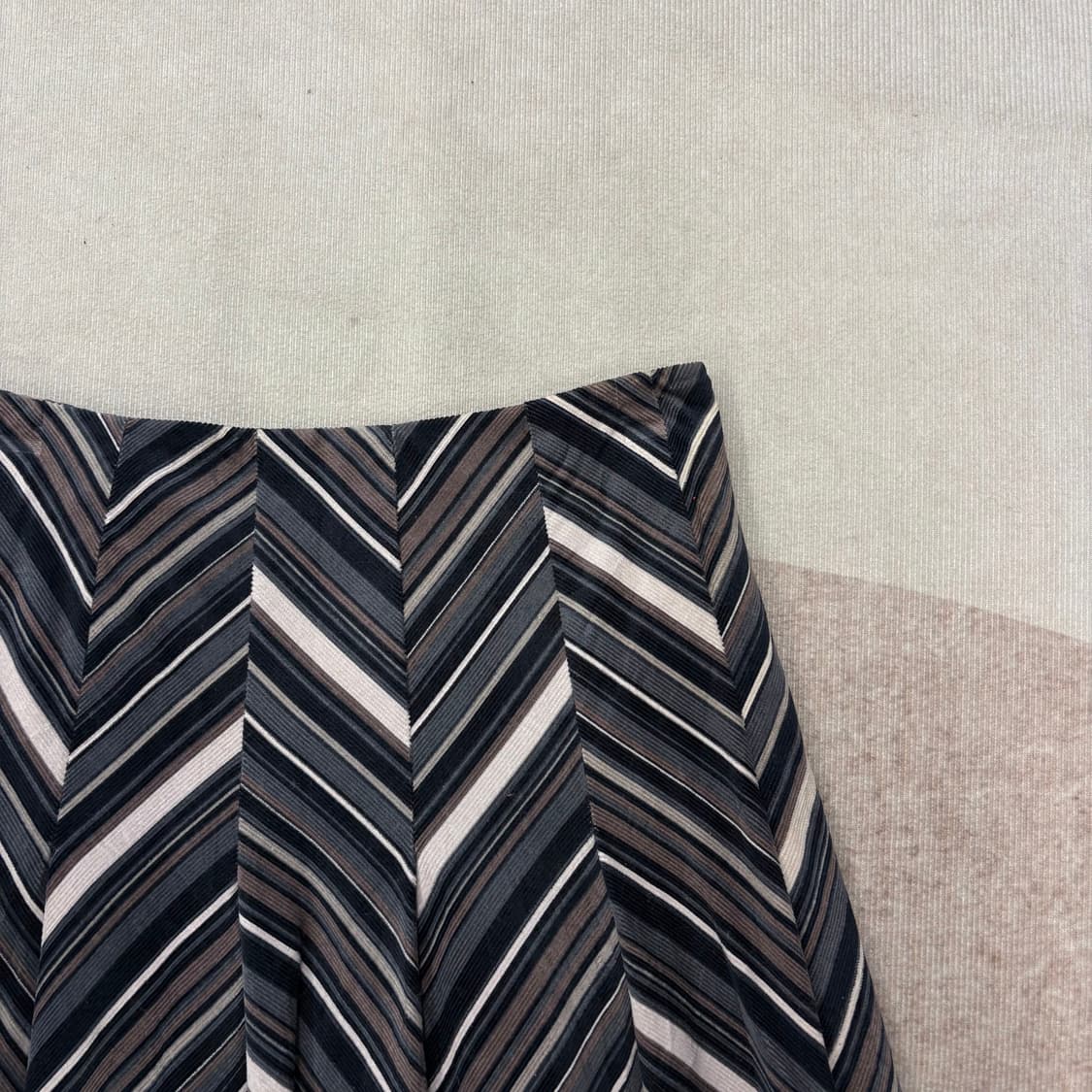 코듀로이 히피 그런지 스트라이프 스커트 (JPN) 상품이미지2