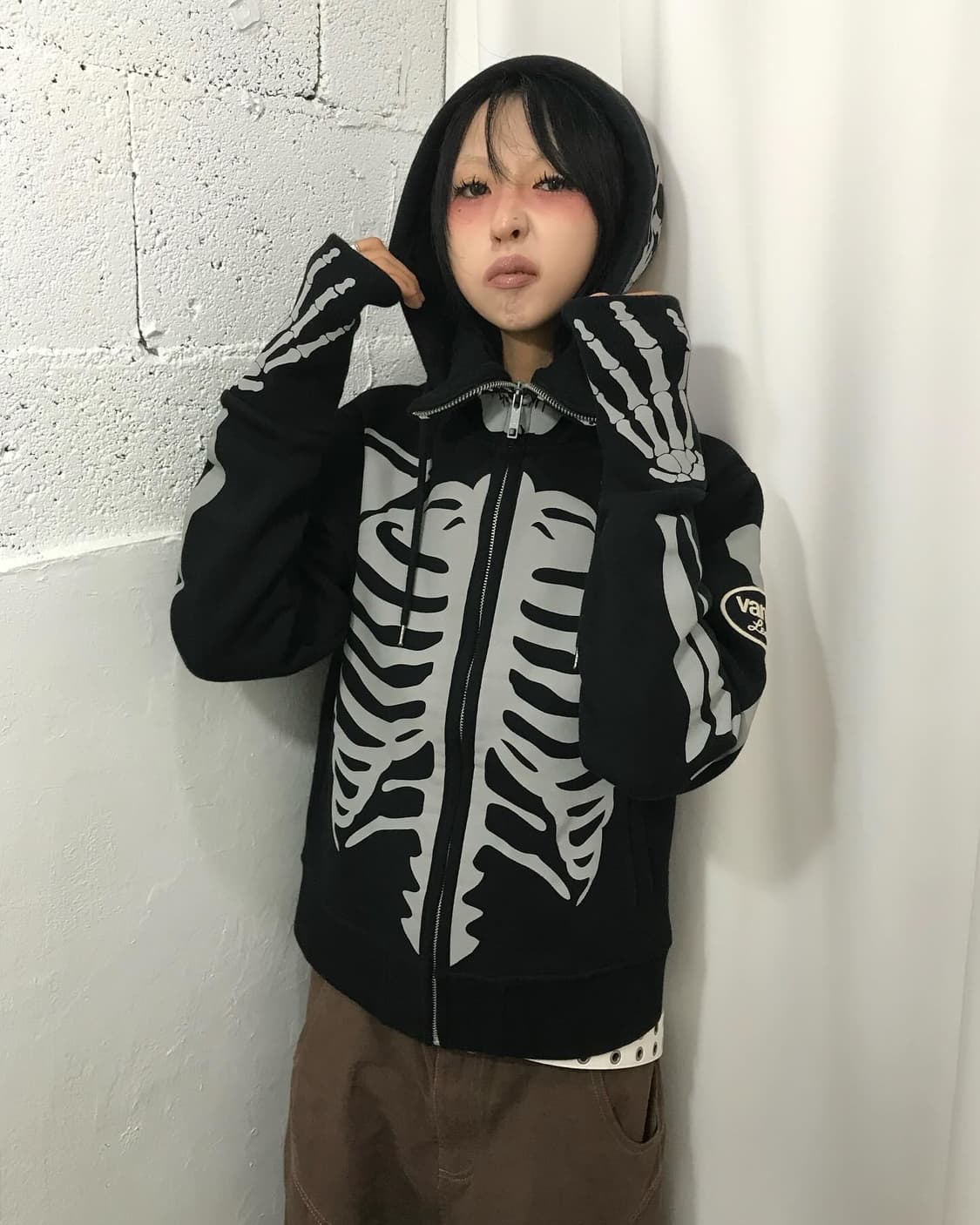 Vanson Bone Hood Zip-Up 상품이미지2