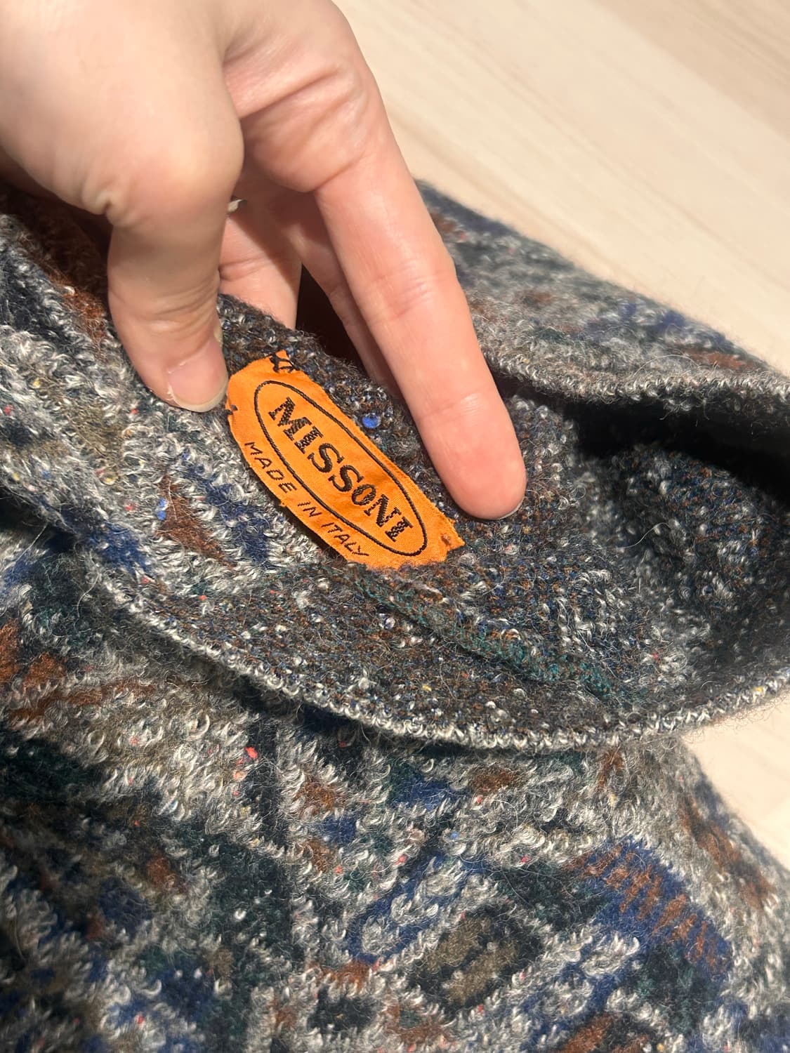 미쏘니 니트 후드티 상품이미지3