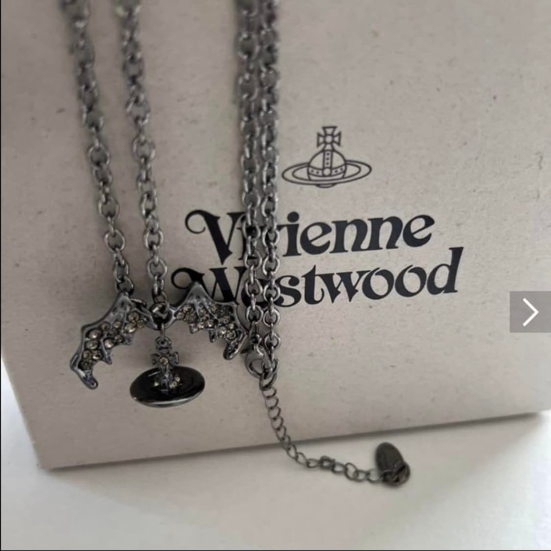 비비안웨스트우드 아카이브 박쥐 날개 orb 팬던트 목걸이 상품이미지3