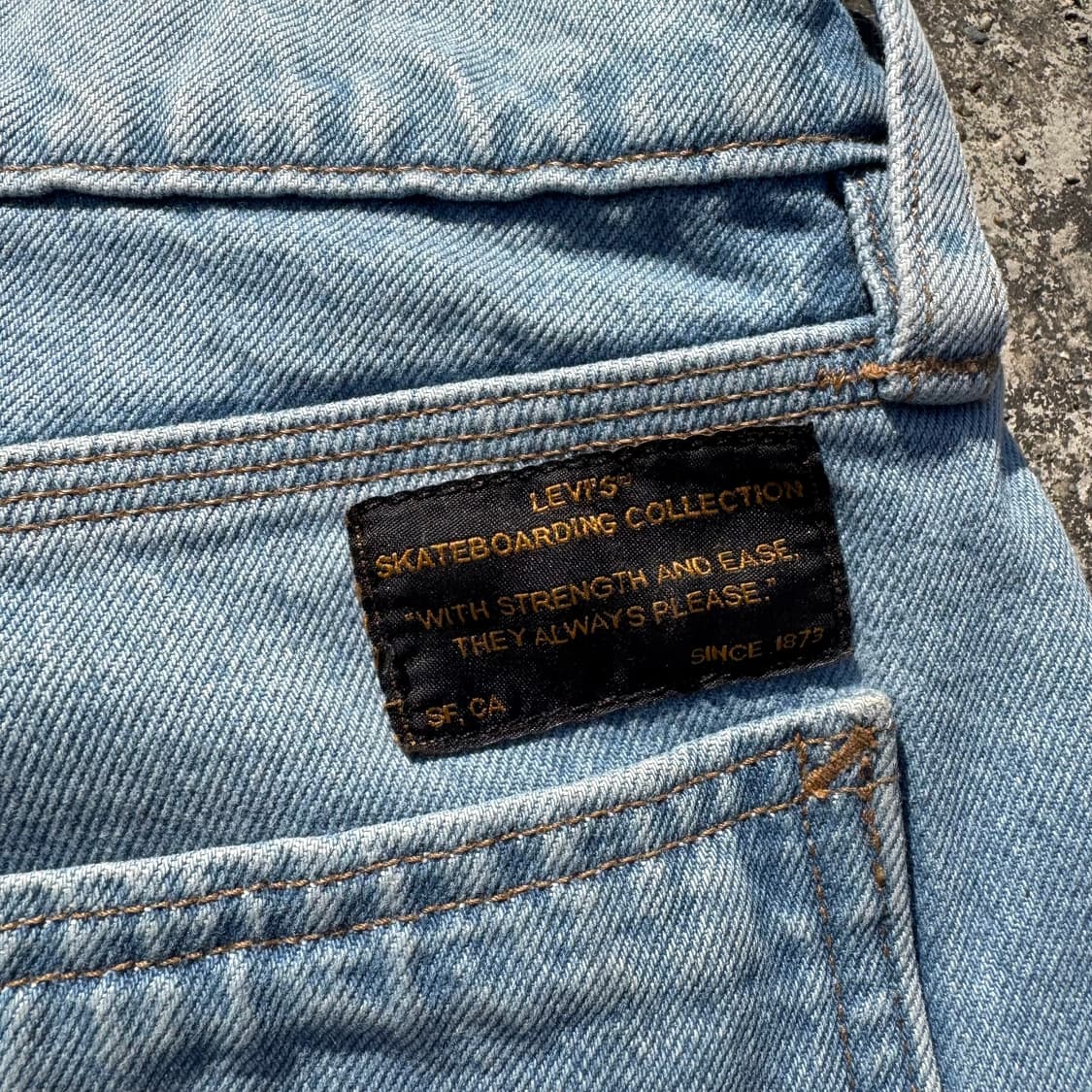 [36] Levis 리바이스 스케이트보드 카펜터 데님 팬츠 상품이미지9