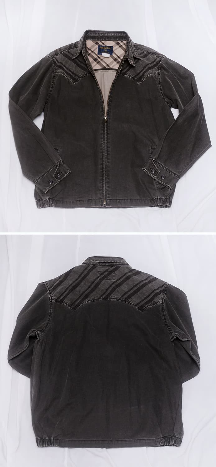 울리치 피그먼트워싱 웨스턴 트윌코튼 워크 자켓 (100-105) 상품이미지2