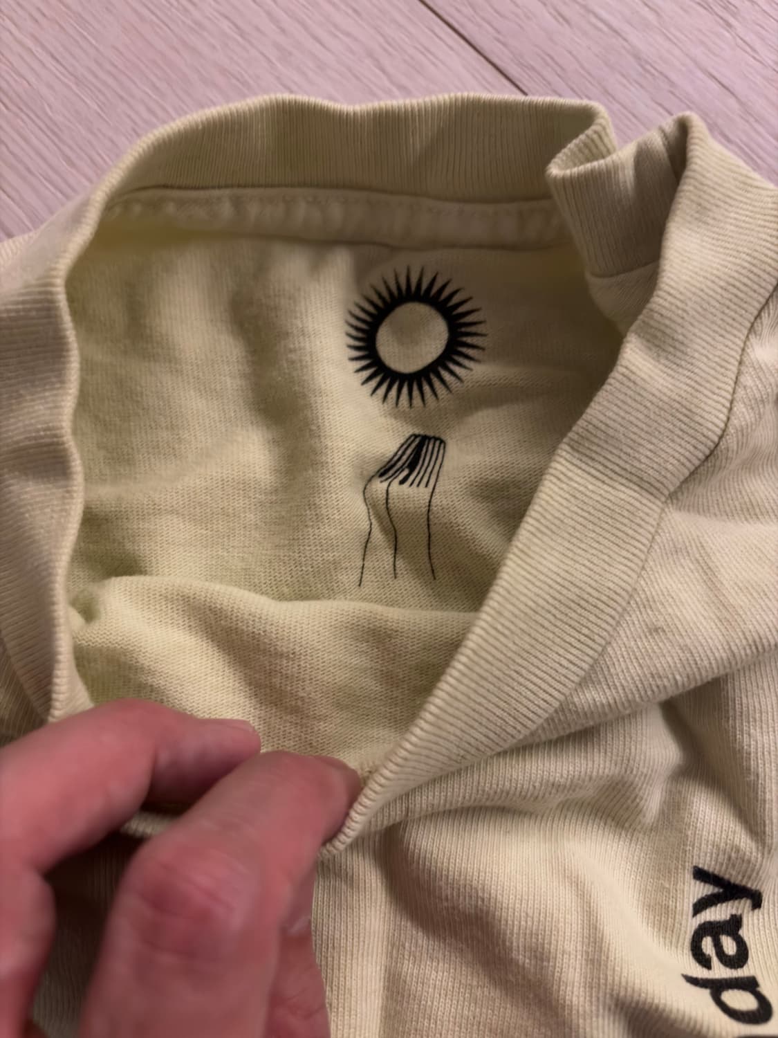 이지 선데이 서비스 티셔츠 레몬 상품이미지3