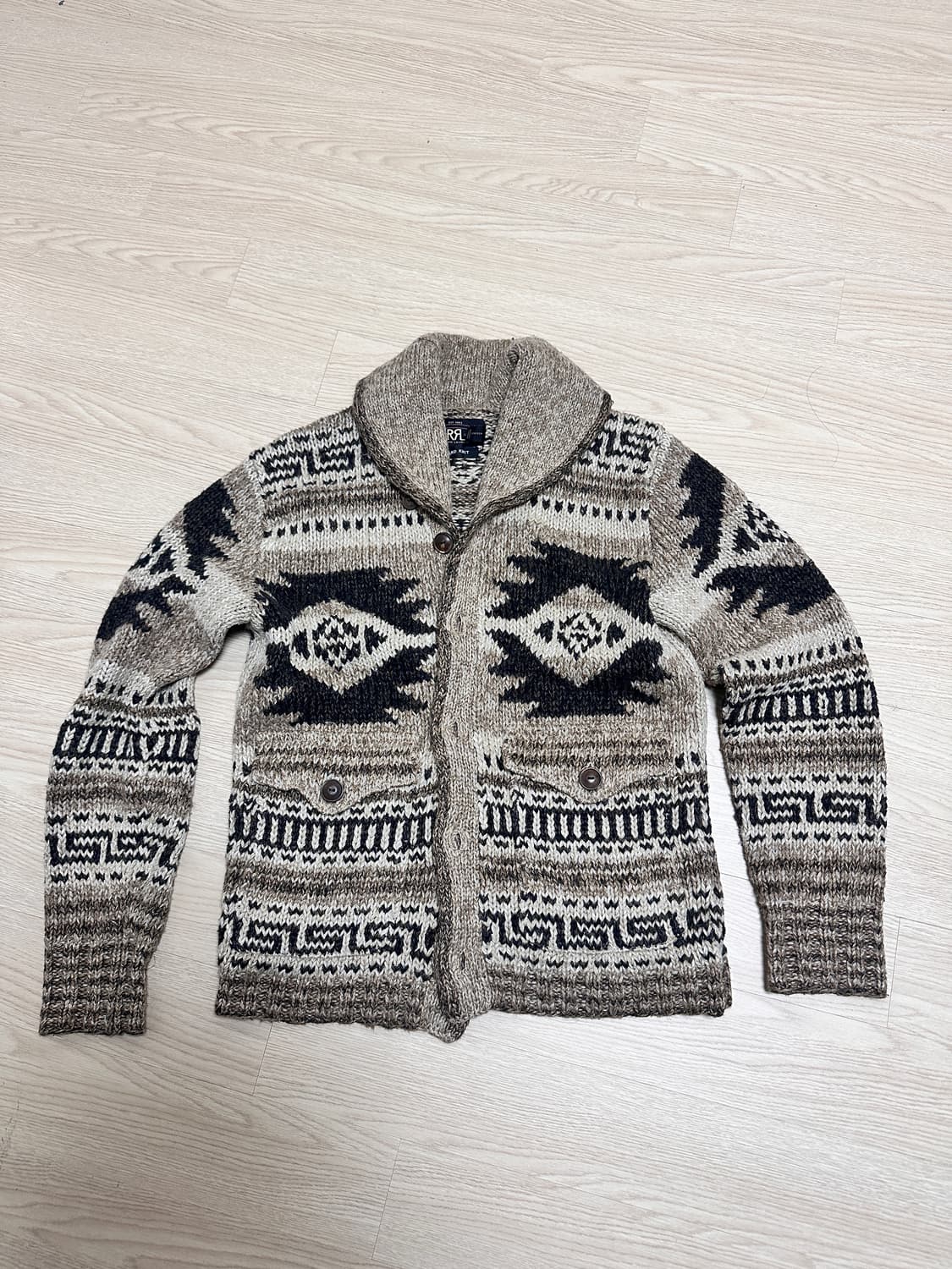 RRL 페어아일 인타르시아 가디건 S 상품이미지2