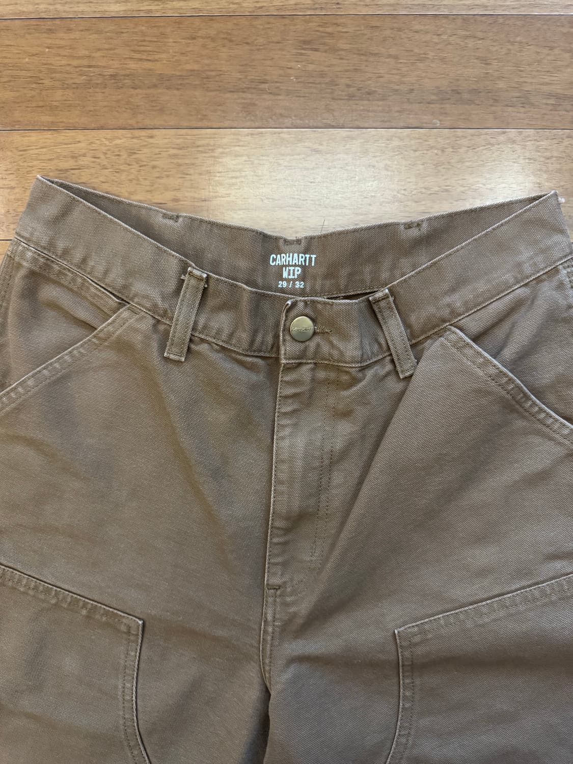 칼하트wip 더블니 브라운 29x32 상품이미지2