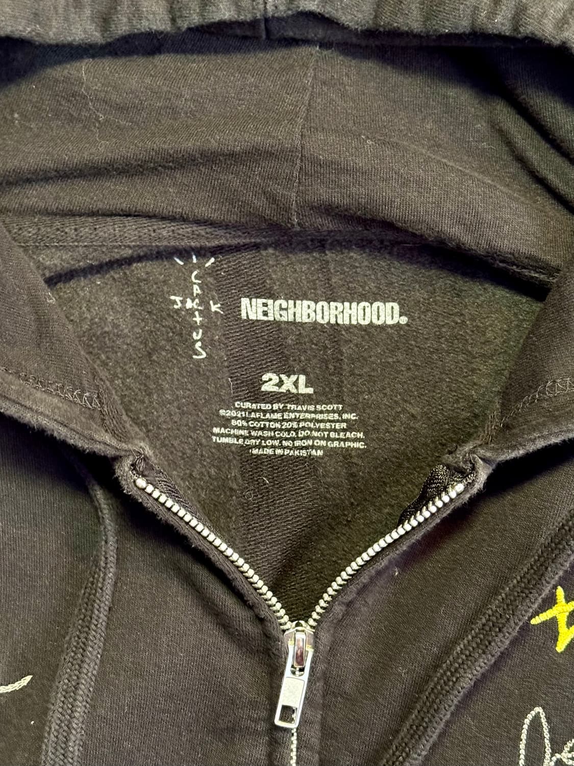 네이버후드X캑터스 잭 후드집업 상품이미지4