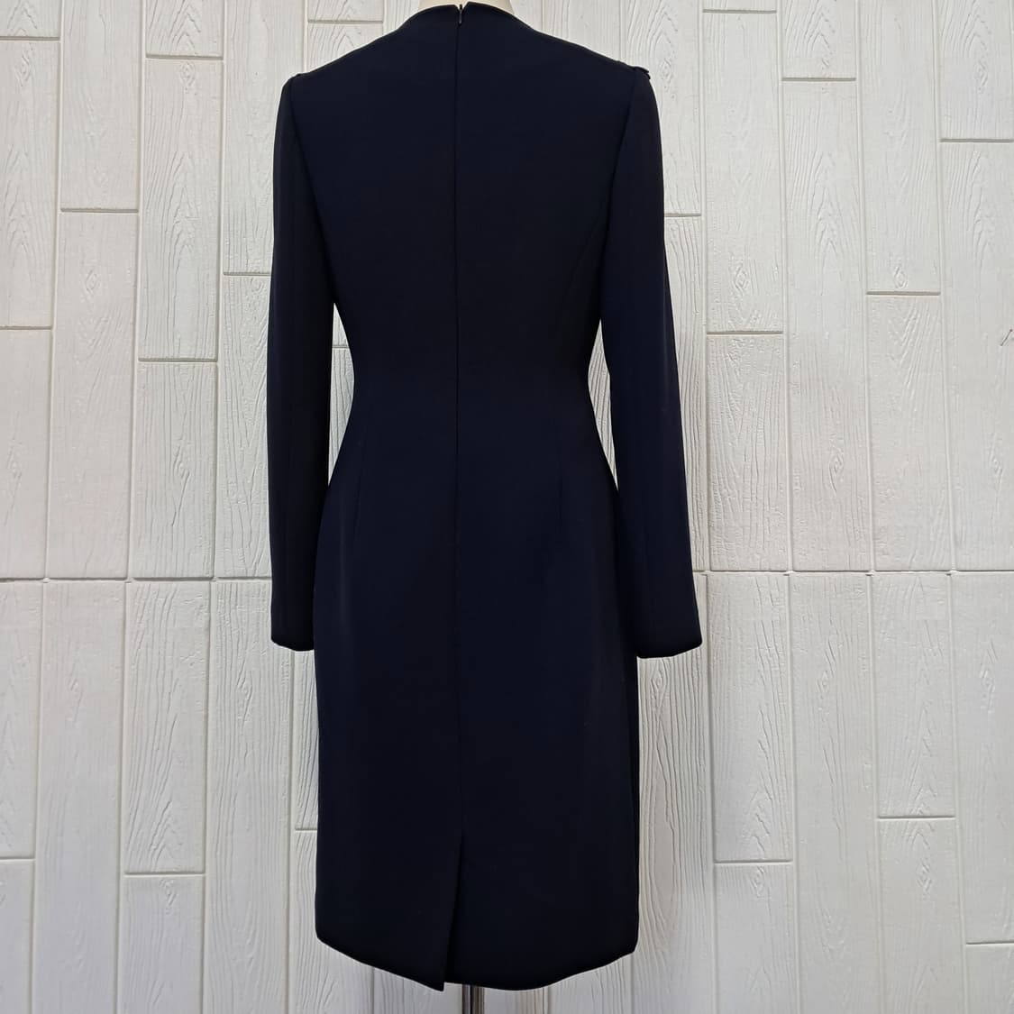 LYNN 네이비 꽃자수  원피스 55 상품이미지2