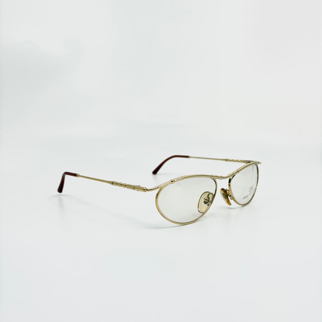 Diego Dalla Palma 이탈리아 빈티지 레트로 골드 프레임 안경 상품이미지3