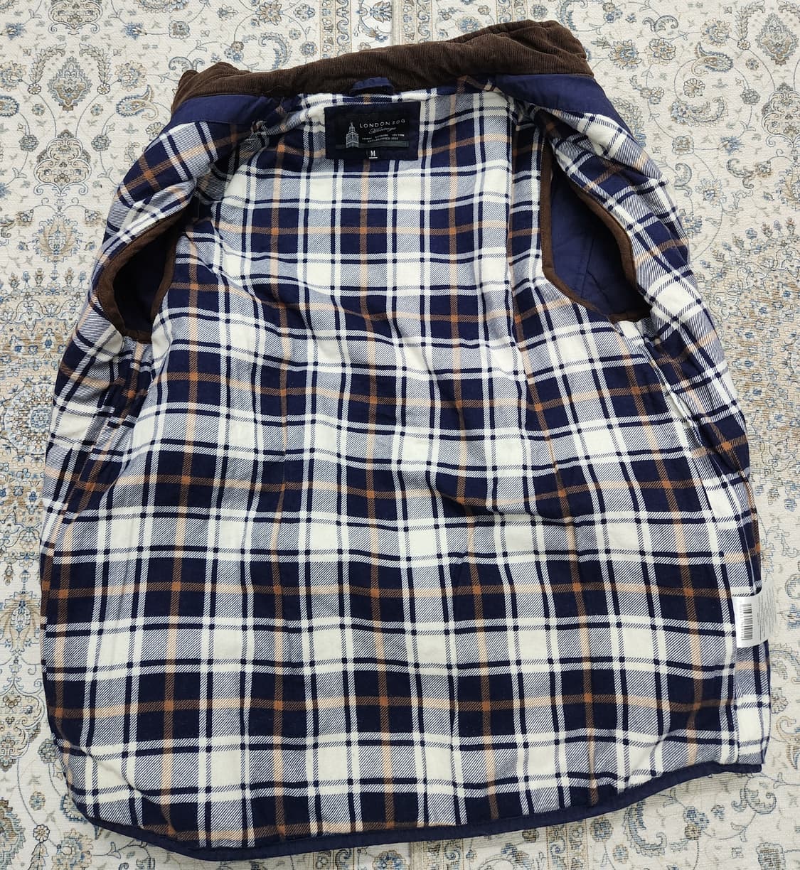 런던포그 네이비 퀼팅 조끼 패딩 베스트 M 상품이미지8