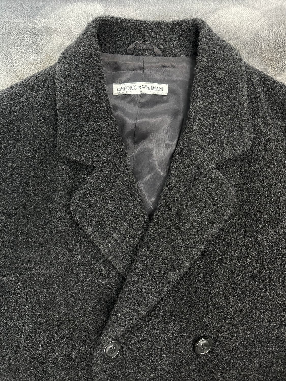 90s EMPORIO ARMANI 울 블레이져 자켓 46 상품이미지4