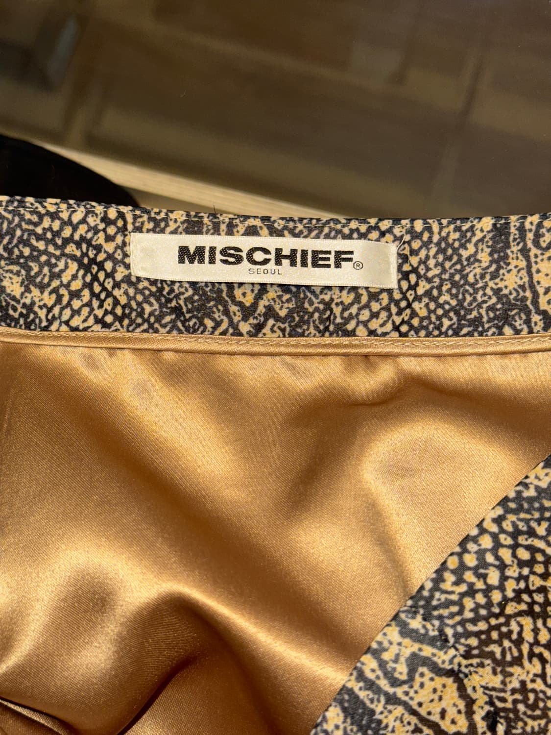 MSCHF 미스치프 쉬폰 레이어드 스커트 파이톤M 상품이미지5