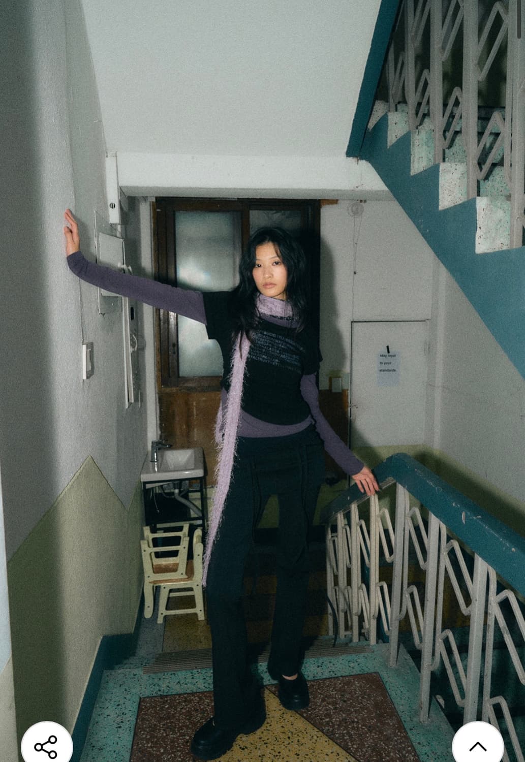 헬레네파리스 레이어드 스커트 부츠컷 팬츠 상품이미지1