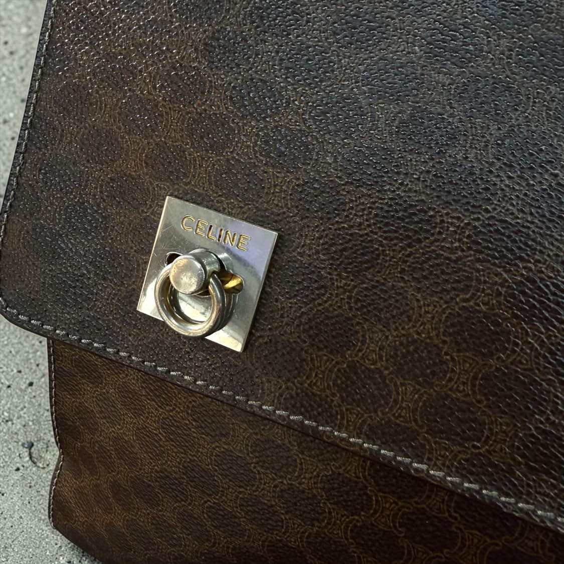 올드 셀린느 마카담 브리프케이스 서류가방 상품이미지4