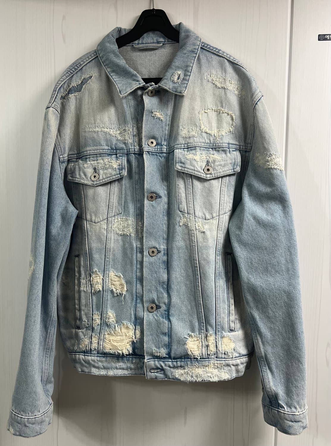 HERON PRESTON 디스트레스드 데님 상품이미지3