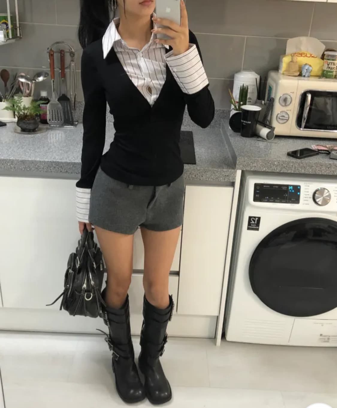 softie 소프티 로우 숏팬츠 아이보리 s 상품이미지2