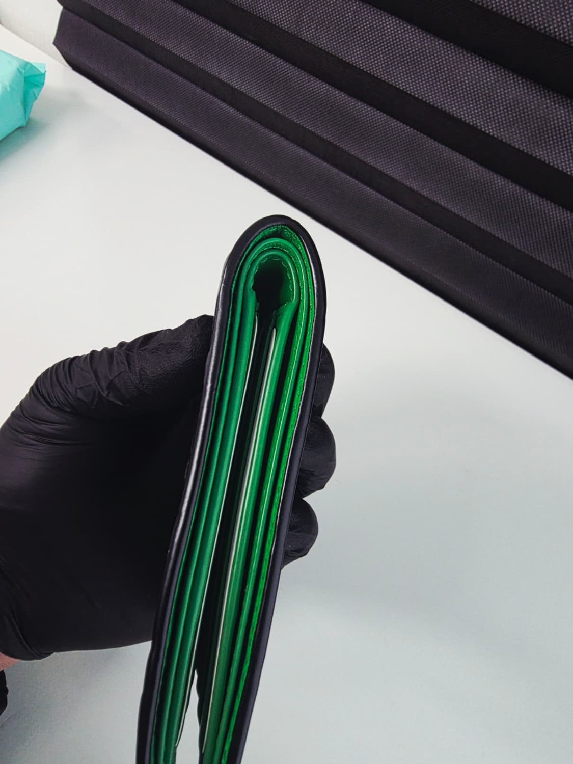 보테가 베네타 안트레치아토 투톤 반지갑 (상태 매우 좋음) 상품이미지7