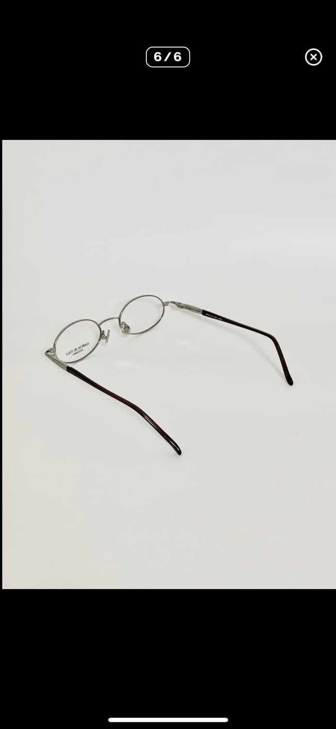 [픽키-148] GARCIA ITALY 오벌 실버 메탈 안경 상품이미지6