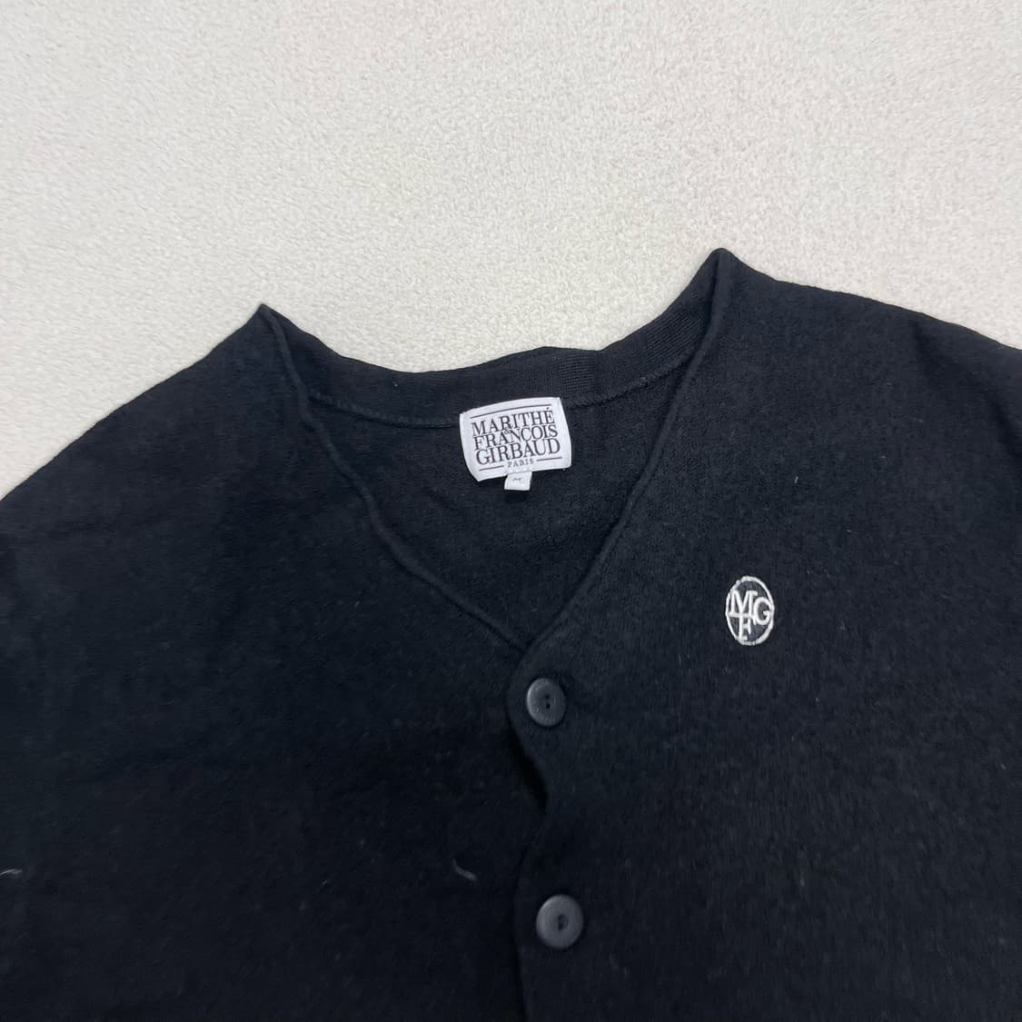 Marithe François Girbaud black cardigan 상품이미지5