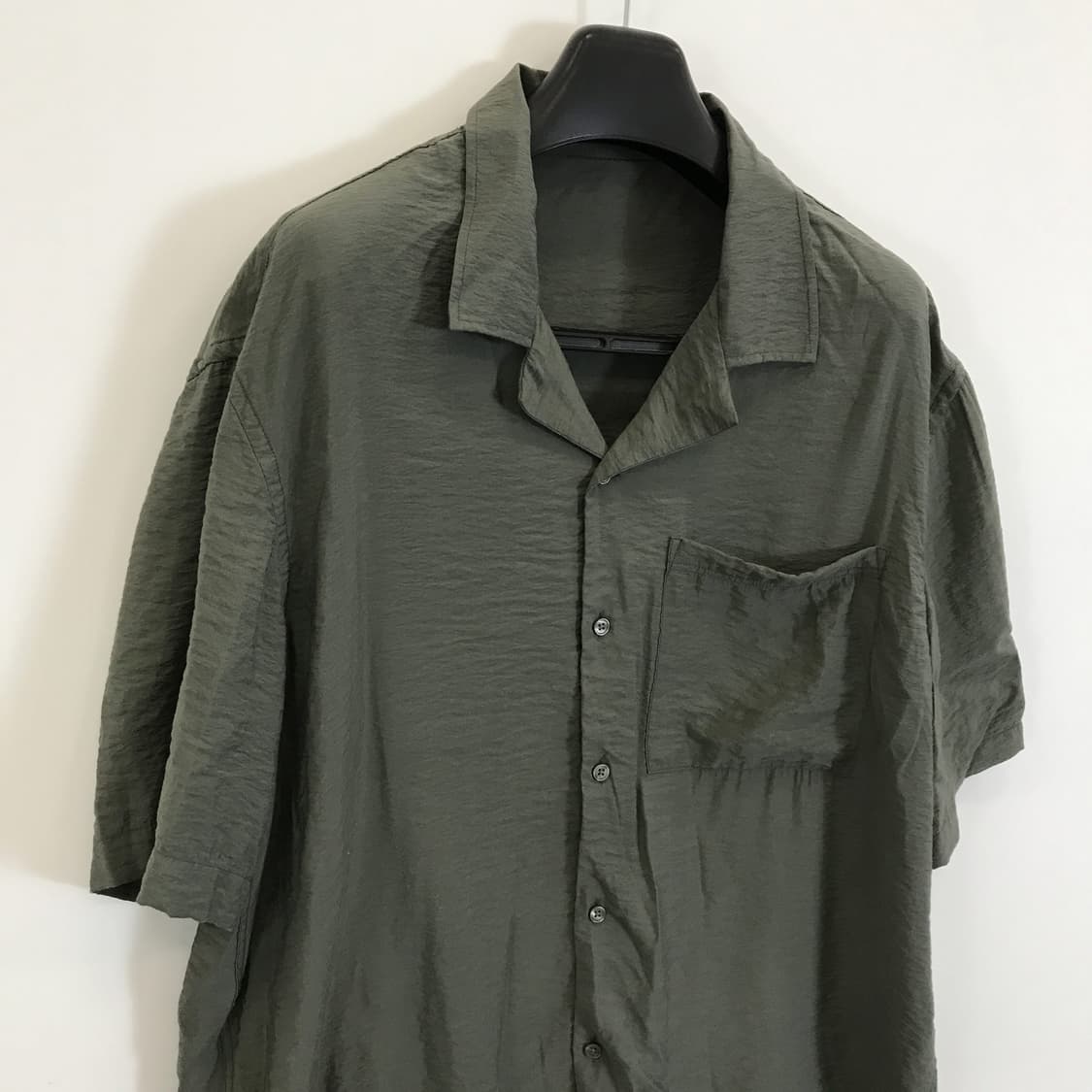 자라 비스코스 모달 오픈카라셔츠 [L] 상품이미지2