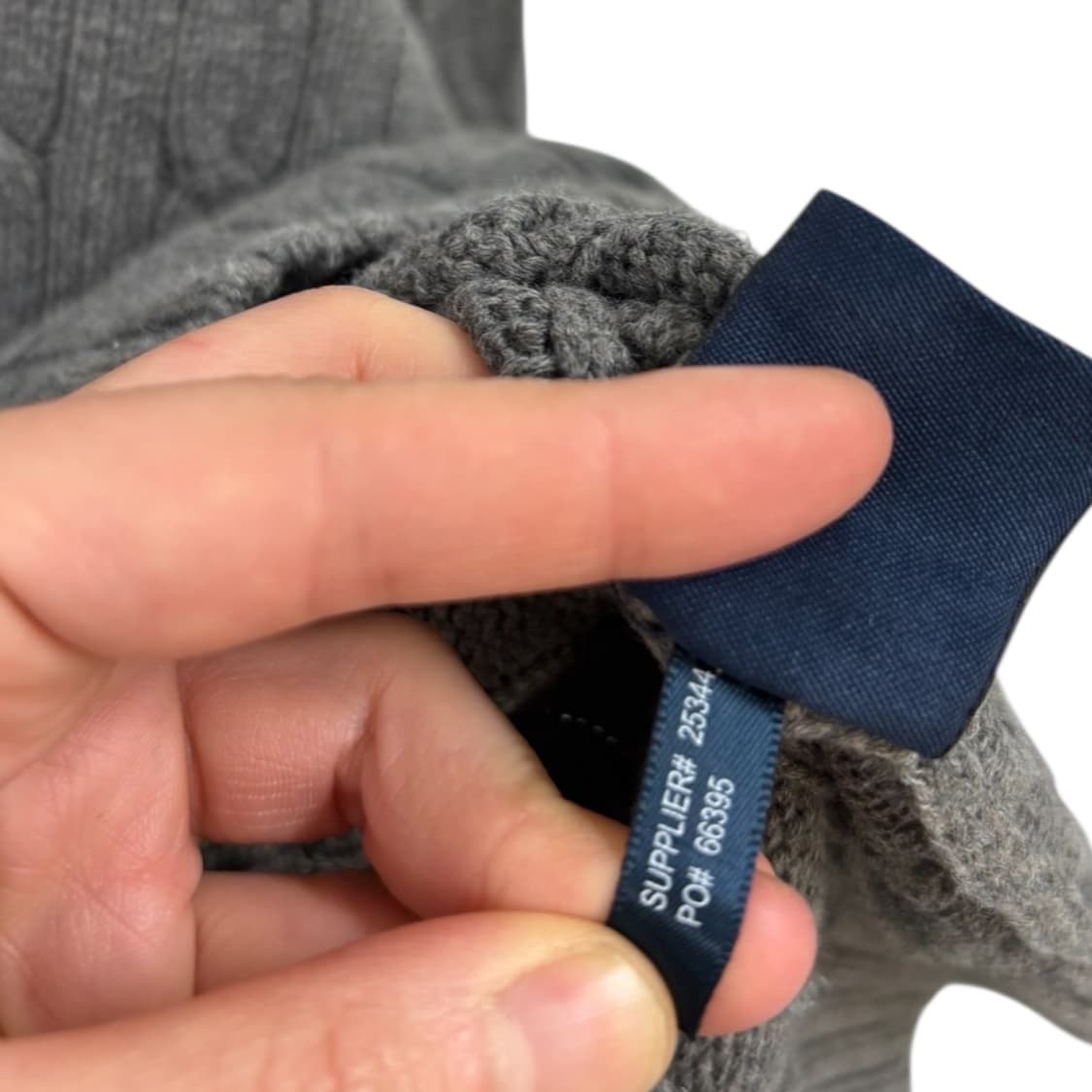 폴로랄프로렌 꽈배기 v넥 울니트  상품이미지5