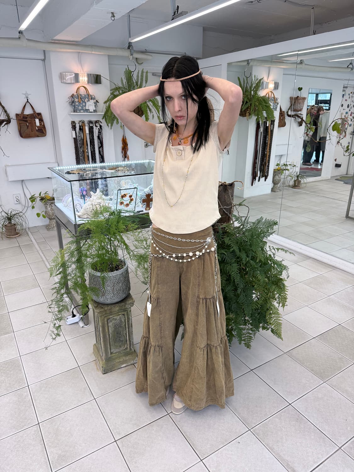 tie dye flare wide pants 상품이미지2