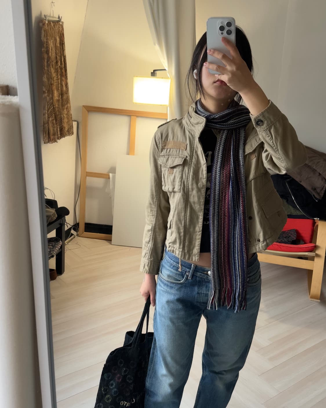 [PLEIADES] fringe multi knit muffler 상품이미지5