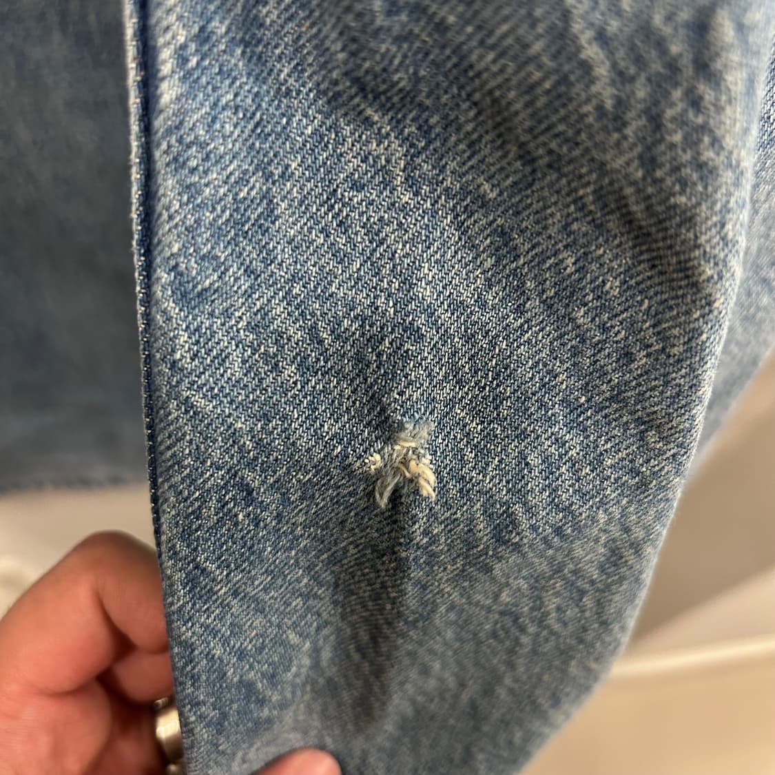 칼하트 빈티지 와이드핏 카펜더 더블니 데님팬츠 상품이미지6