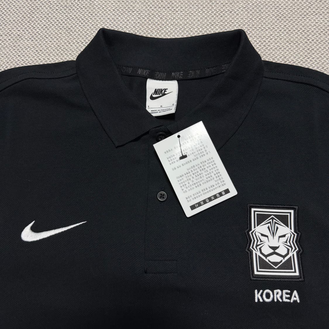 나이키 대한민국 축구 국대 반팔 카라티 상품이미지2