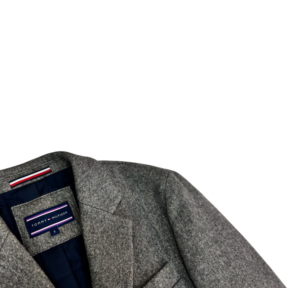 타미힐피거 헤링본 울 누빔 코트 상품이미지3