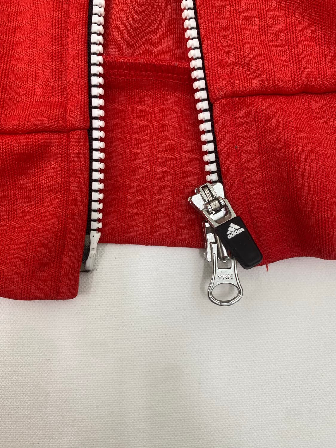 아디다스 레드 후드 집업 (M) 상품이미지9