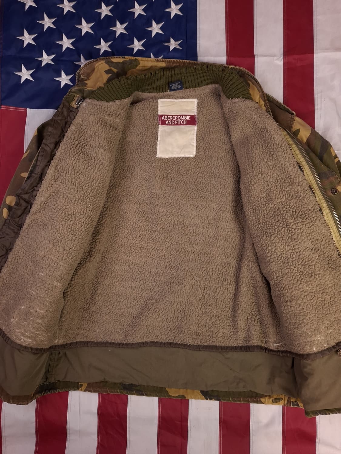 오리지날 아베크롬비 카모 M-65 필드야상 라이너 셋트 상품이미지4