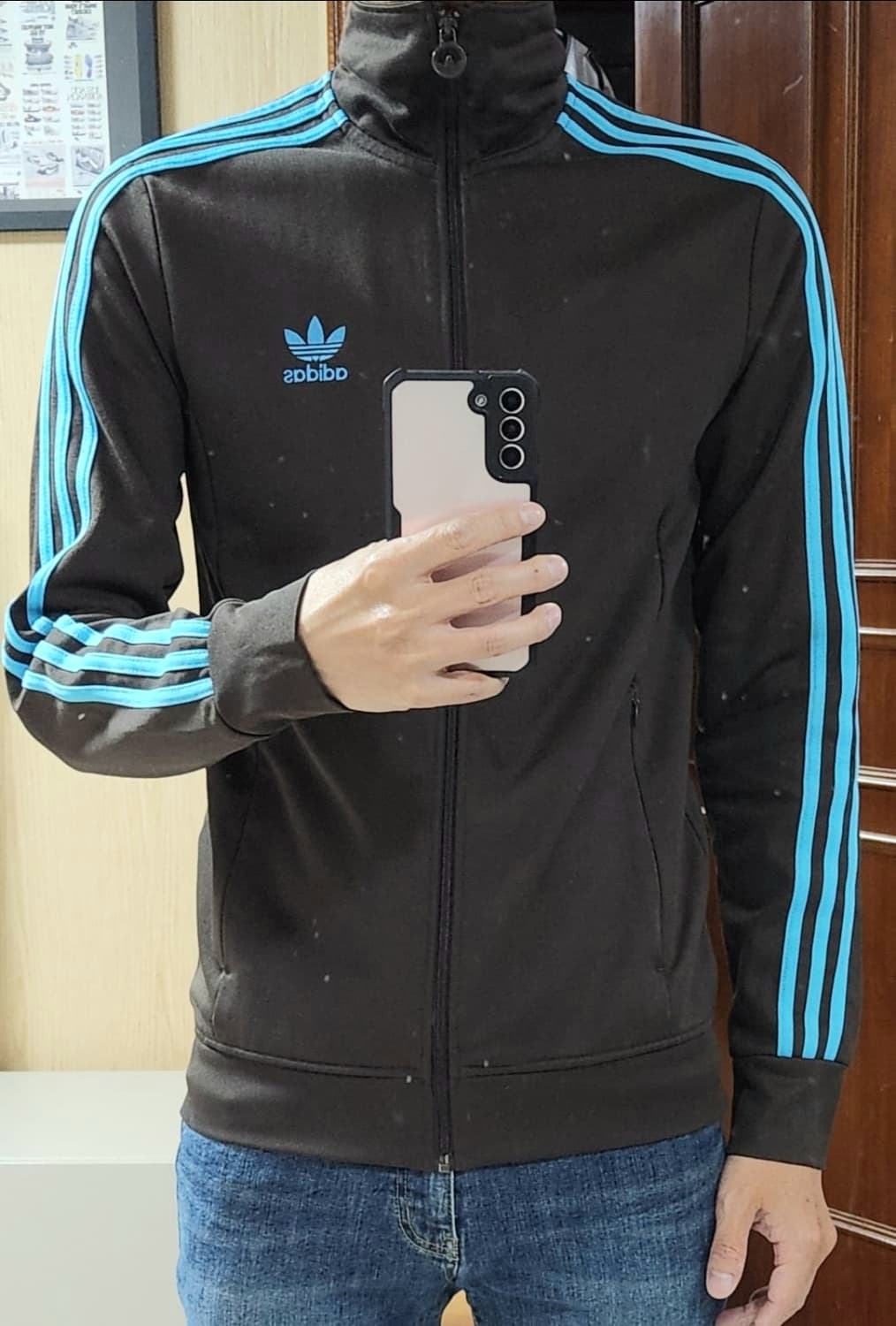 (착샷) 아디다스 유로파 져지 트랙탑 민트 초코 상품이미지9