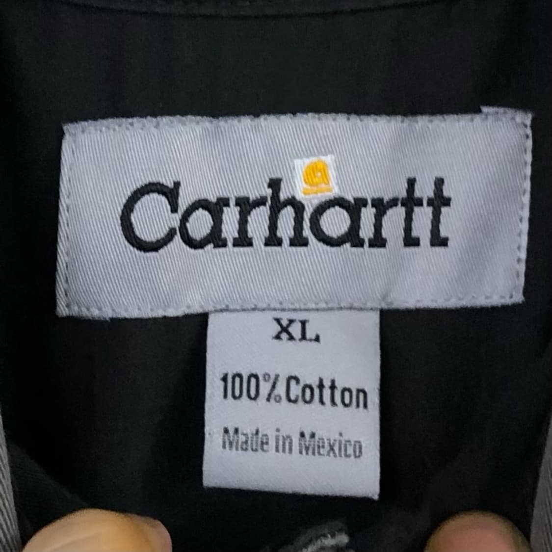 XL 칼하트 블랙 워크 셔츠 상품이미지3