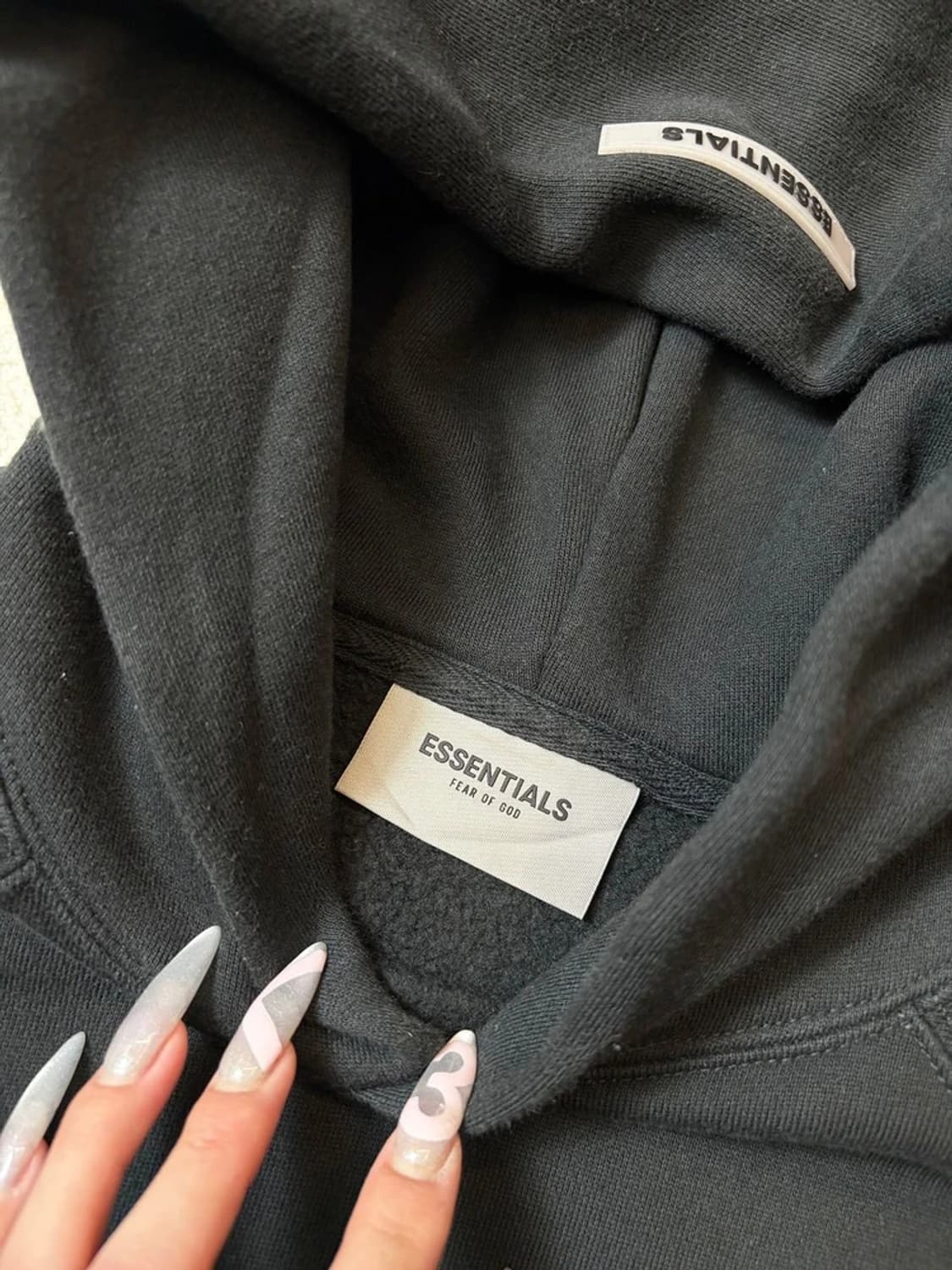 에센셜 피어오브갓 헤비코튼 오버 후드티 PN6475 상품이미지4