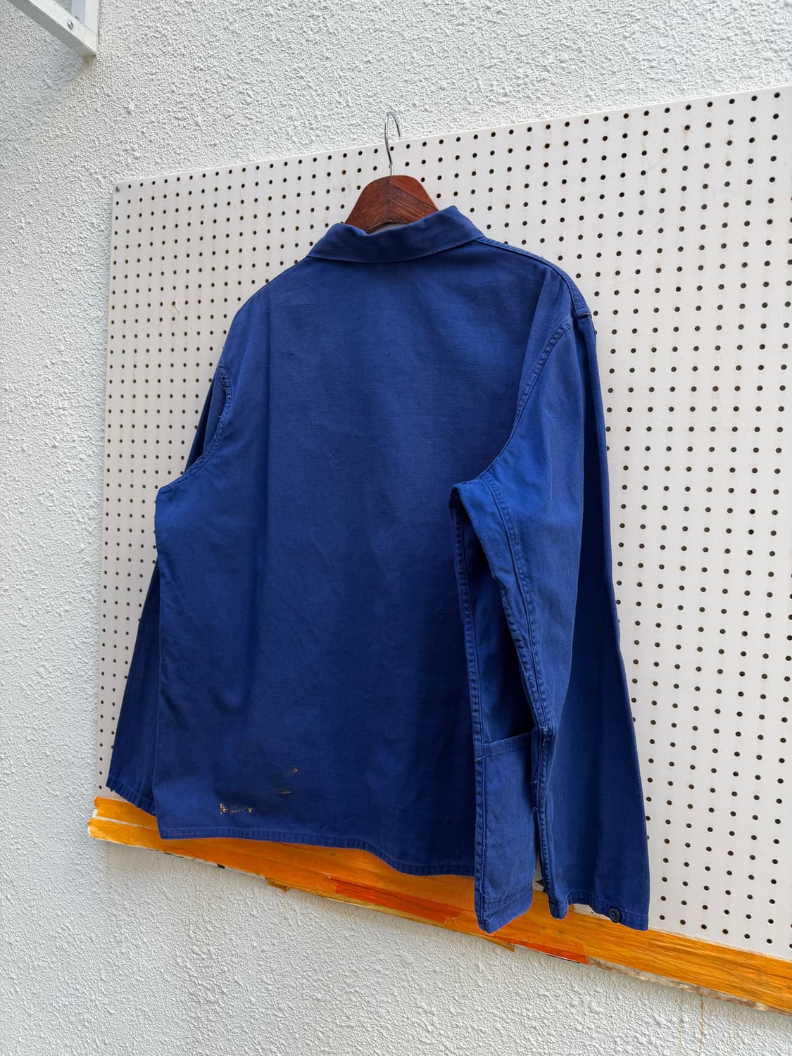 1980s DISTRESSED PAINT WASHED 프렌치워크자켓 상품이미지10