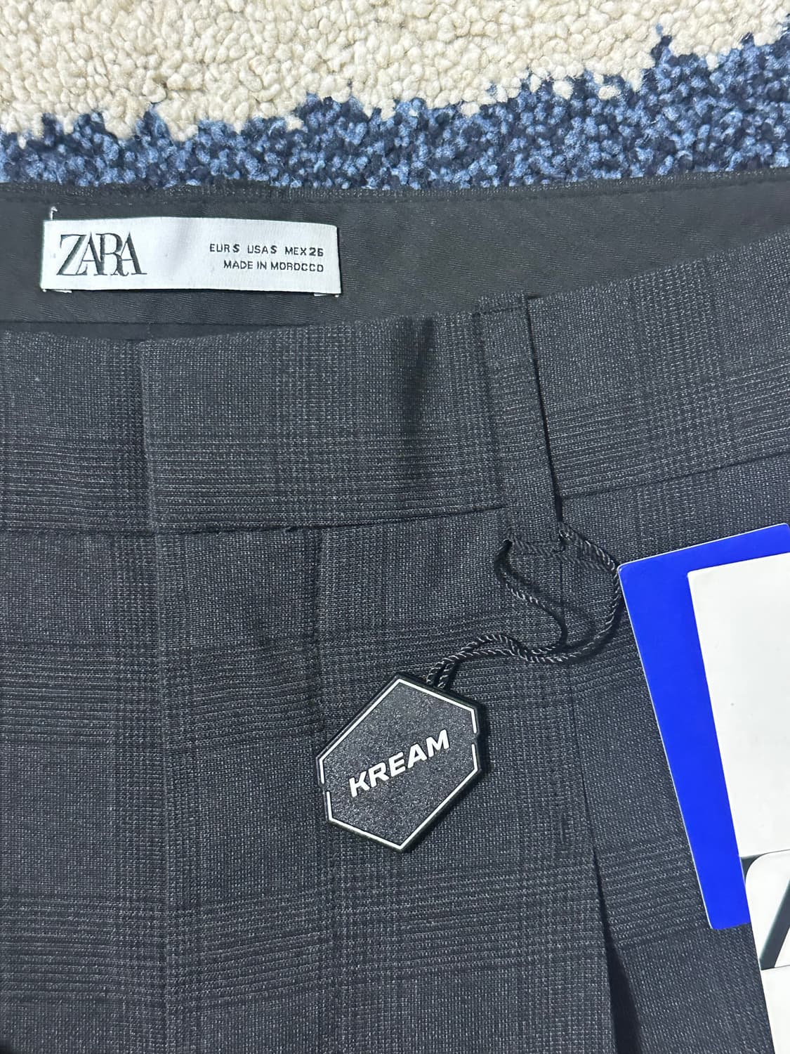 자라 아더에러 테이퍼드 트라우저 그레이 S 상품이미지3