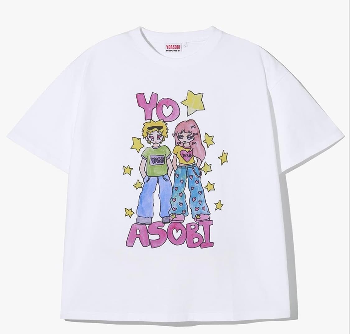 한정판 소울푸시캣x 요아소비 ss TEE - White 상품이미지1