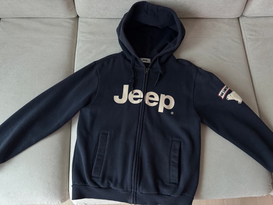 Jeep 지프 폴라베어 솔리드 후드집업  상품이미지2