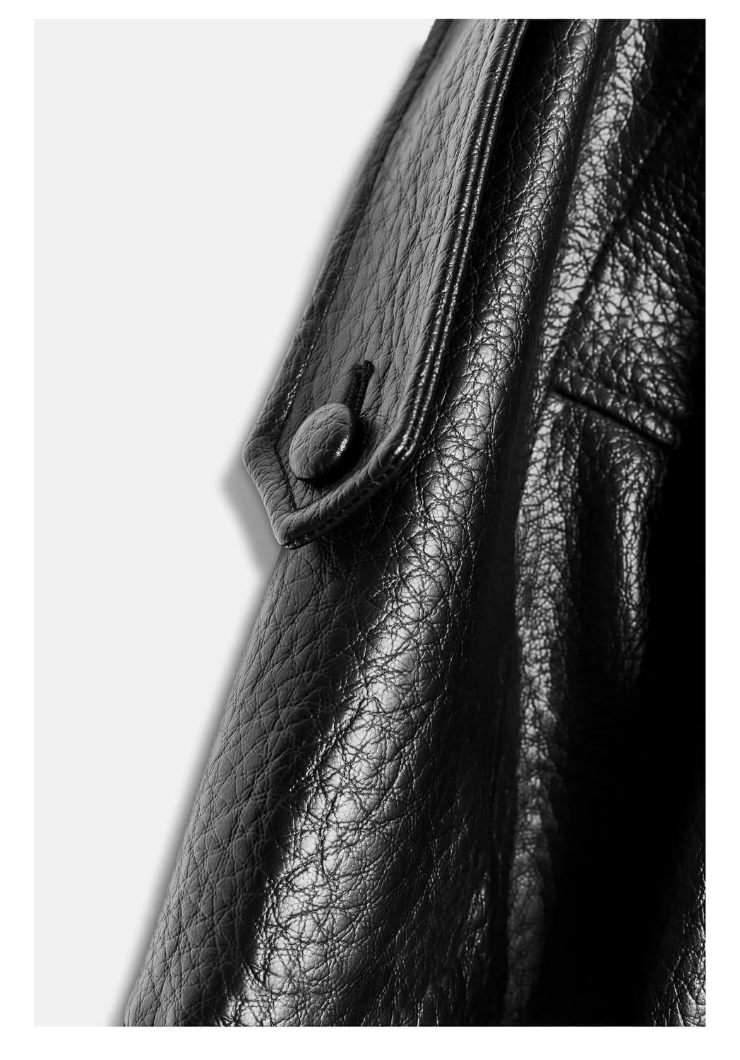 자라 품절대란 페이크레더 블랙 자켓 판매 4391/872/800  상품이미지5