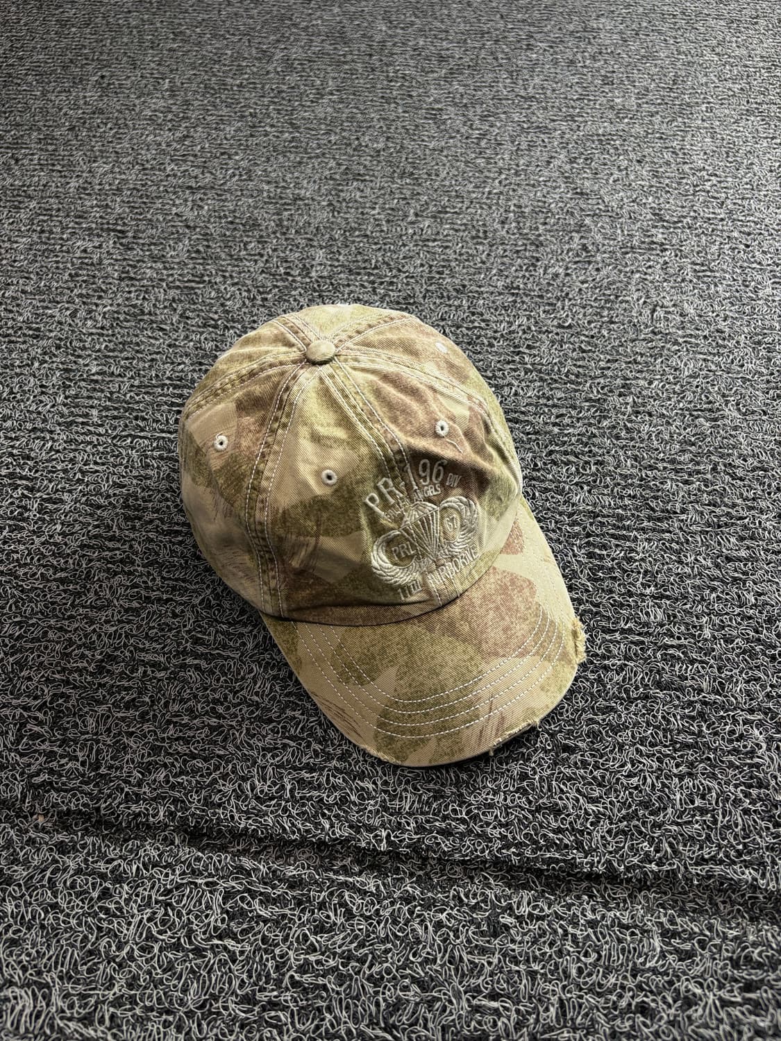 폴로 랄프로렌 자수로고 빈티지 카모플라쥬 볼캡 4185 상품이미지1