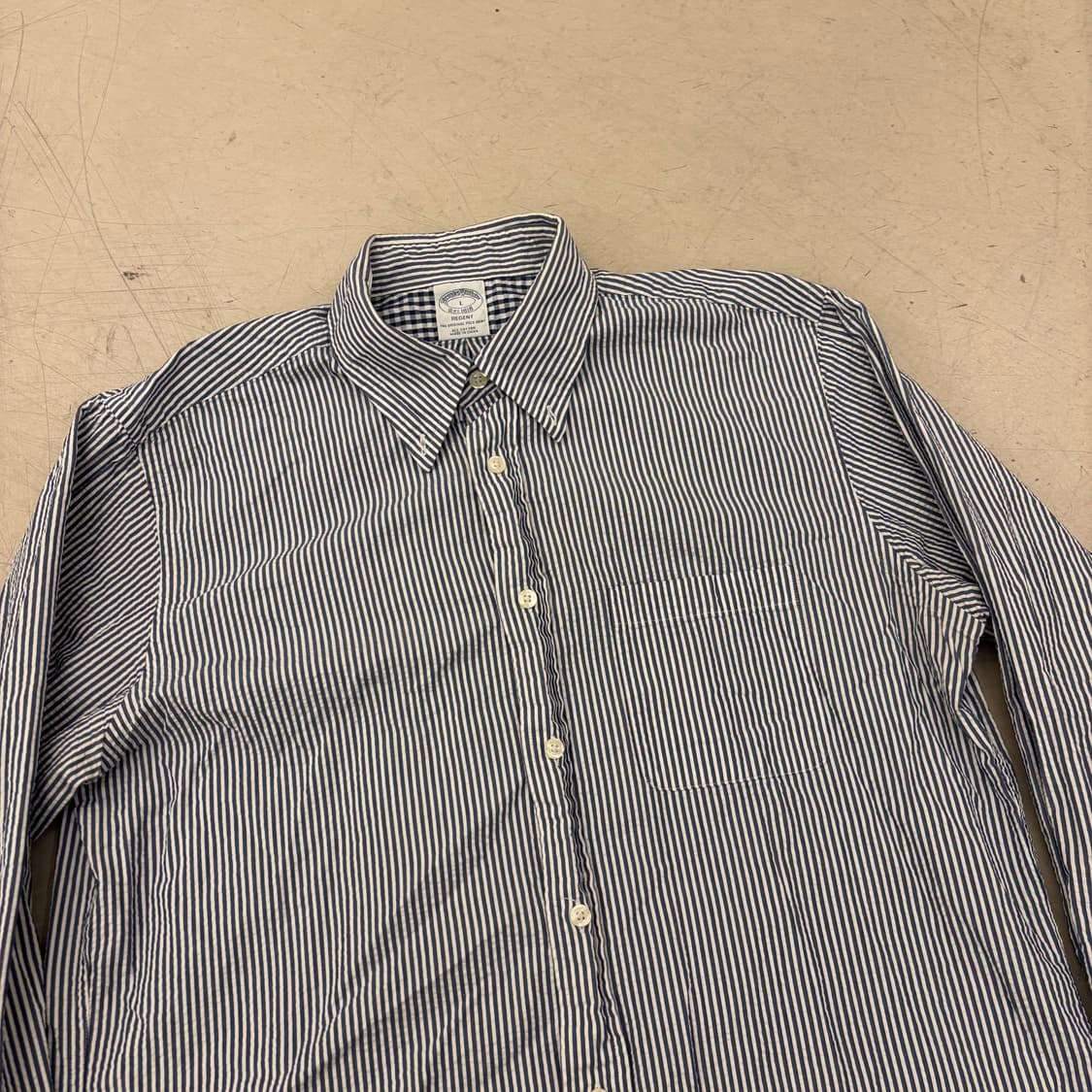 브룩스브라더스 씨어써커 스트라이프 셔츠 상품이미지2