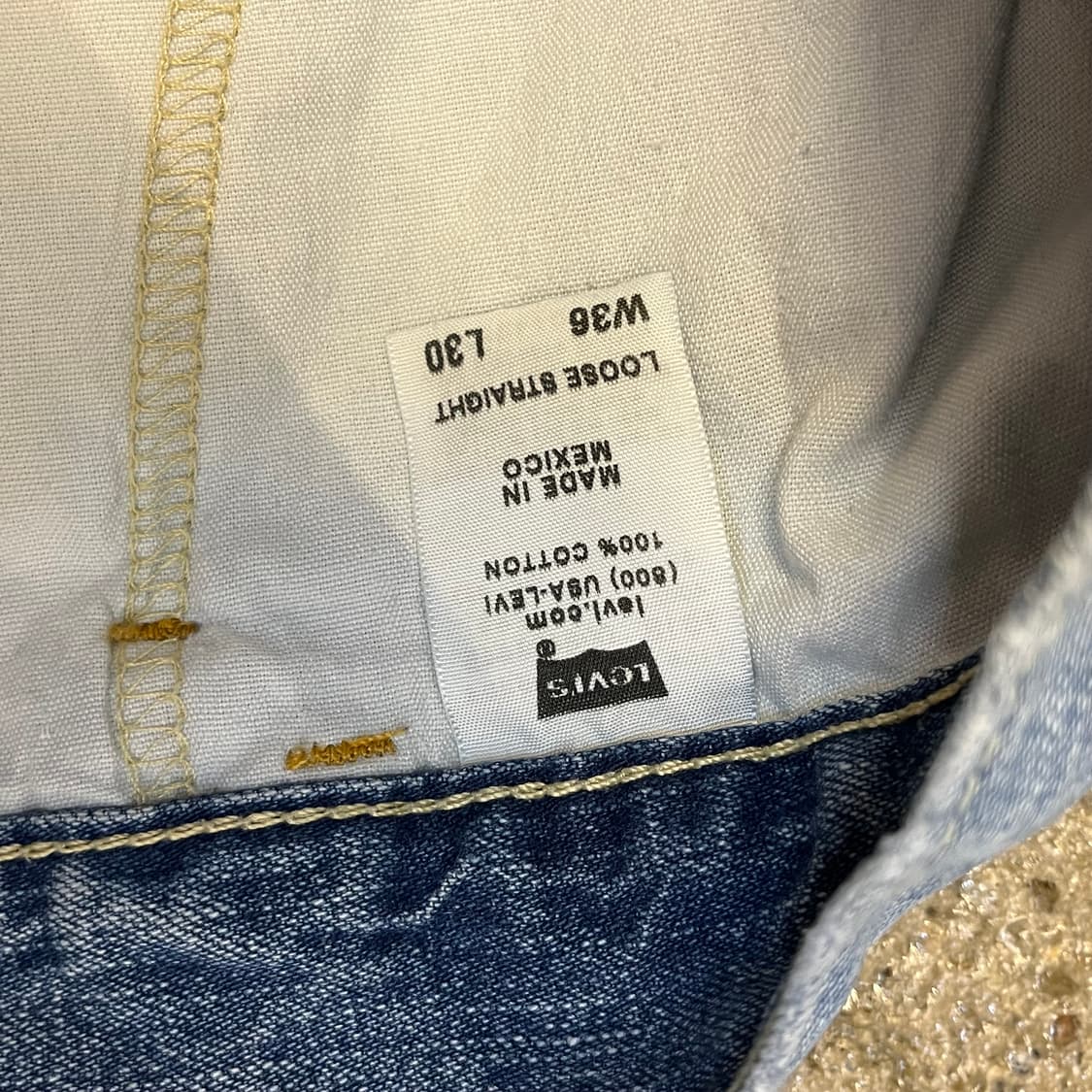미국 빈티지 리바이스 워크웨어 카펜터 청바지 데님 팬츠 상품이미지4