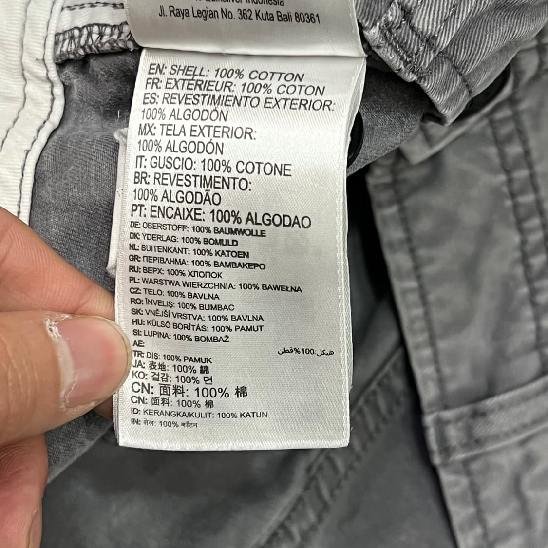  퀵실버 카고 하프 팬츠 y16250 상품이미지8