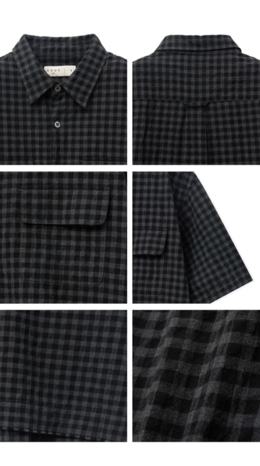 노운 체크셔츠 상품이미지3